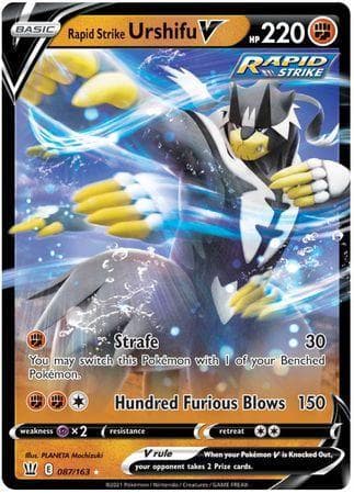 Rapid Strike Urshifu-V 87 — Estilos de Batalha