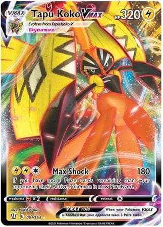 Carta Tapu Koko-VMAX 51/163 do set Estilos de Batalha — Pokémon TCG | Bynx