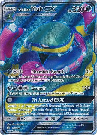 Carta Alolan Muk-GX 138/147 do set Sombras Ardentes — Pokémon TCG | Bynx