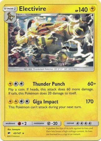 Electivire 43 — Sombras Ardentes