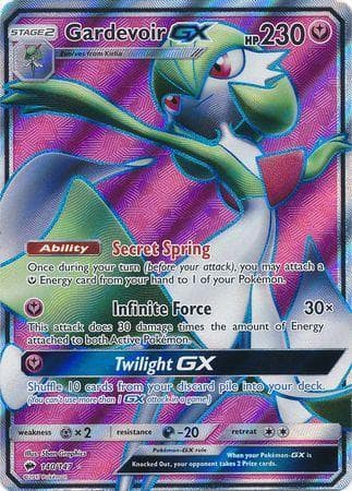 Carta Gardevoir-GX 140/147 do set Sombras Ardentes — Pokémon TCG | Bynx