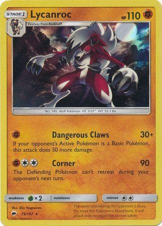 Lycanroc 75 — Sombras Ardentes