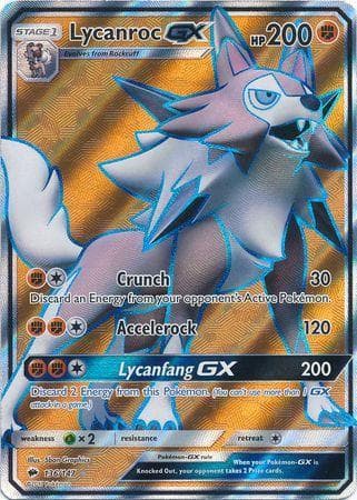 Lycanroc-GX 136 — Sombras Ardentes