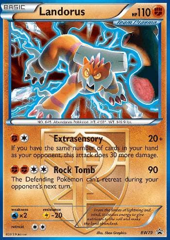 Carta Landorus #BW79 do set Black & White Promos — Pokémon TCG | Bynx