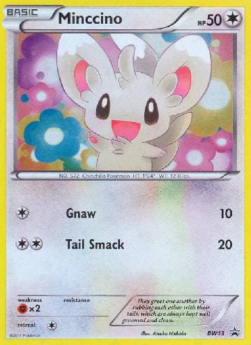 Minccino BW13 — Black & White Promos