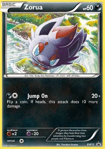 Zorua BW12 — Black & White Promos