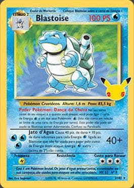 Blastoise 01/25 — Coleção Clássica de Celebrações