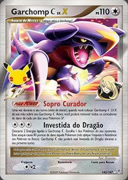 Garchomp C LV.X 18/25 — Coleção Clássica de Celebrações