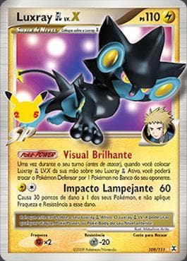 Luxray GL LV.X 17/25 — Coleção Clássica de Celebrações