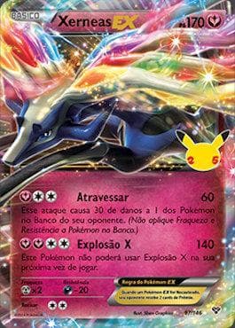 Carta Xerneas-EX 23/25 do set Coleção Clássica de Celebrações — Pokémon TCG | Bynx