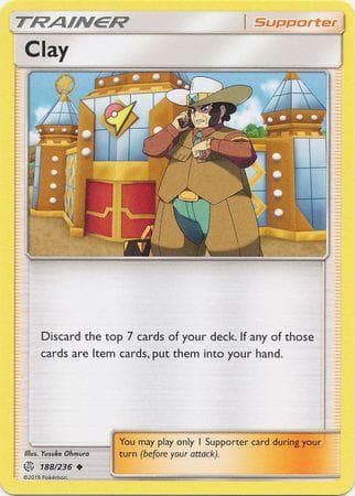 Carta Clay 188/236 do set Eclipse Cósmico — Pokémon TCG | Bynx