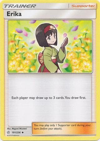 Carta Erika 191/236 do set Eclipse Cósmico — Pokémon TCG | Bynx