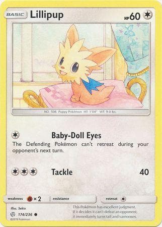 Carta Lillipup 174/236 do set Eclipse Cósmico — Pokémon TCG | Bynx