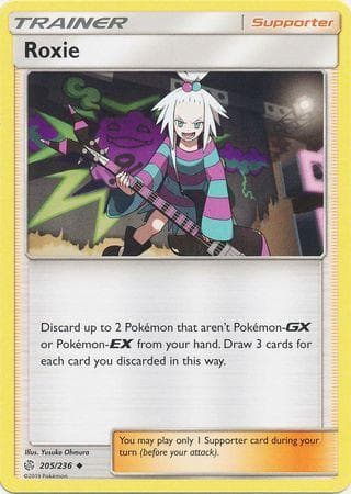 Carta Roxie 205/236 do set Eclipse Cósmico — Pokémon TCG | Bynx