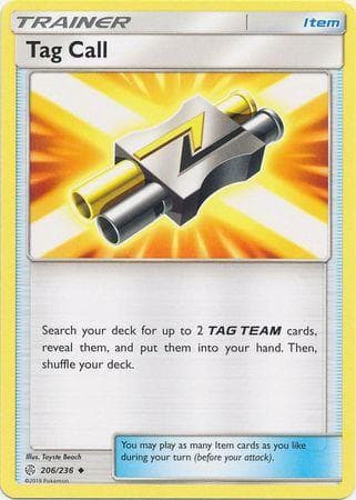 Carta Tag Call 206/236 do set Eclipse Cósmico — Pokémon TCG | Bynx