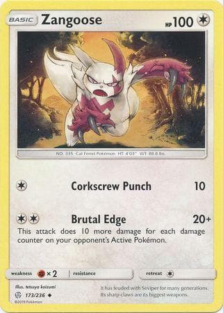 Zangoose 173 — Eclipse Cósmico