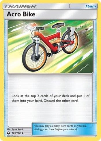Carta Acro Bike 123/168 do set Tempestade Celestial — Pokémon TCG | Bynx