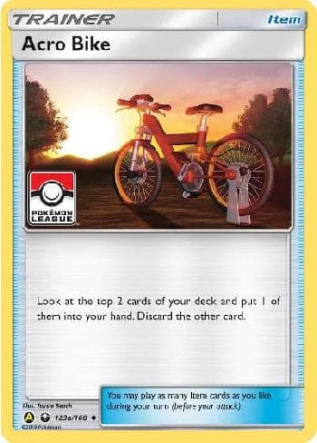 Carta Acro Bike 123a/168 do set Tempestade Celestial — Pokémon TCG | Bynx