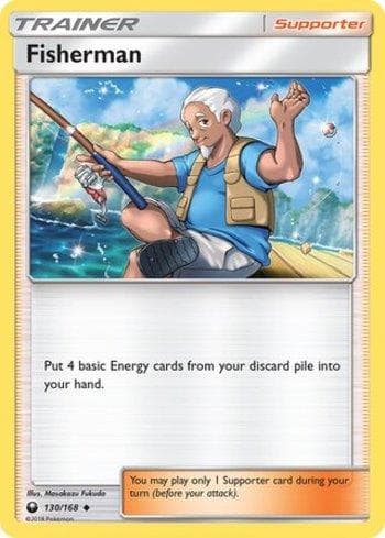 Carta Fisherman 130/168 do set Tempestade Celestial — Pokémon TCG | Bynx