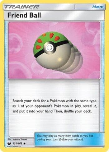 Carta Friend Ball 131/168 do set Tempestade Celestial — Pokémon TCG | Bynx
