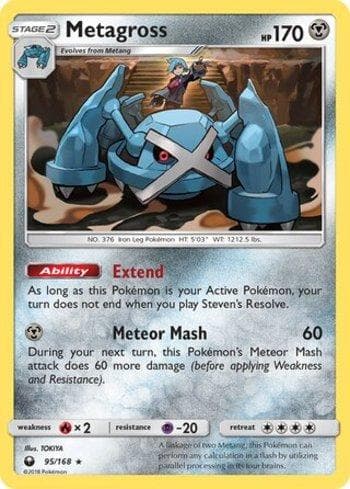 Carta Metagross 95/168 do set Tempestade Celestial — Pokémon TCG | Bynx