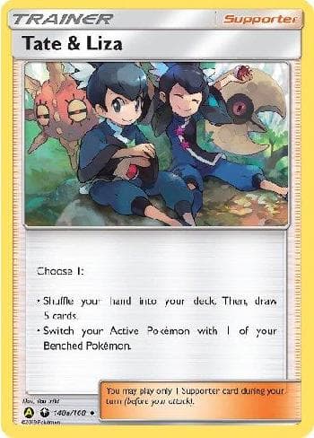 Carta Tate & Liza 148a/168 do set Tempestade Celestial — Pokémon TCG | Bynx