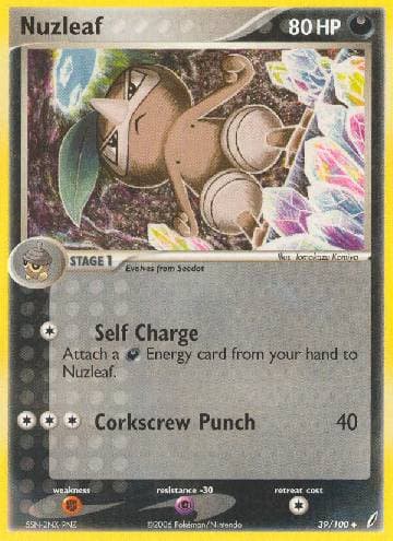 Carta Nuzleaf 39/100 do set Crystal Guardians — Pokémon TCG | Bynx