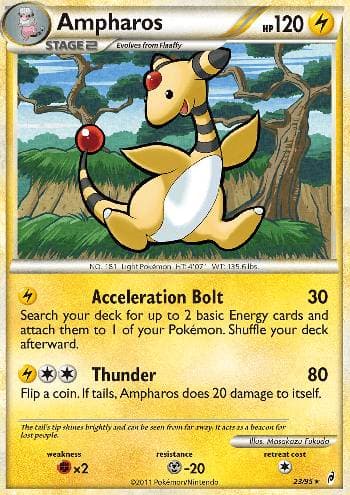 Ampharos 23/95 — Chamado das Lendas