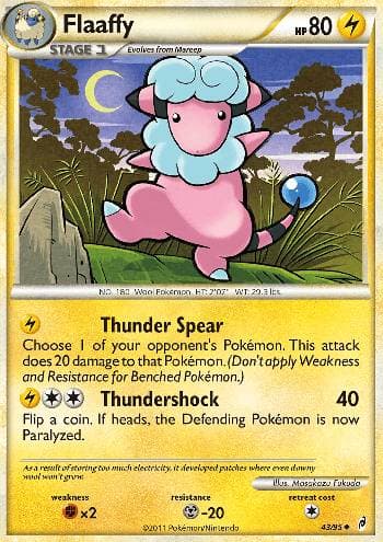 Carta Flaaffy 43/95 do set Chamado das Lendas — Pokémon TCG | Bynx