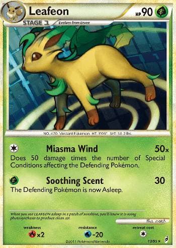 Leafeon 13/95 — Chamado das Lendas