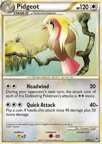 Carta Pidgeot 30/95 do set Chamado das Lendas — Pokémon TCG | Bynx