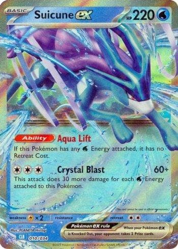 Suicune ex 010/34 — Blastoise & Suicune ex Deck