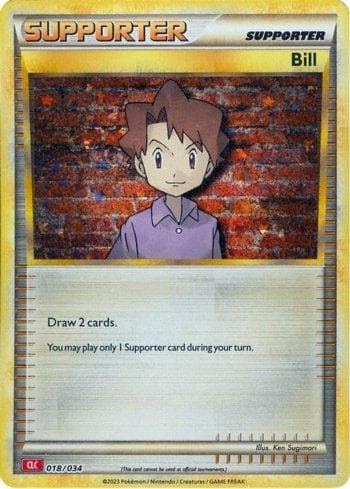 Carta Bill 018/34 do set Charizard & Ho-Oh ex Deck — Pokémon TCG | Bynx
