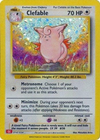 Carta Clefable 014/34 do set Charizard & Ho-Oh ex Deck — Pokémon TCG | Bynx