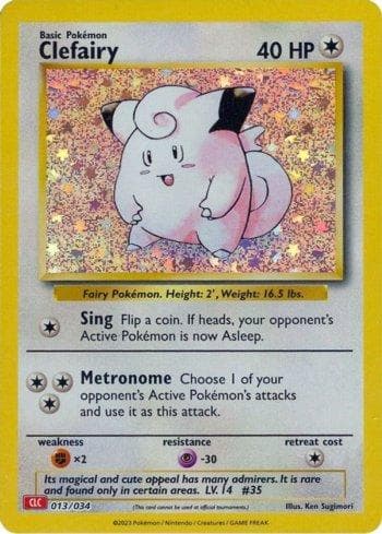 Clefairy 013 — Charizard & Ho-Oh ex Deck