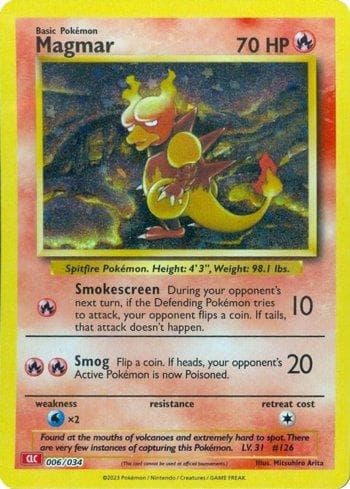Magmar 006/34 — Charizard & Ho-Oh ex Deck