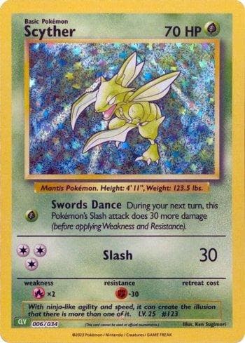 Scyther 006 — Venusaur & Lugia ex Deck