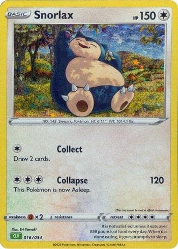 Snorlax 016 — Venusaur & Lugia ex Deck