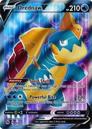 Carta Drednaw-V 69/73 do set Caminho do Campeão — Pokémon TCG | Bynx