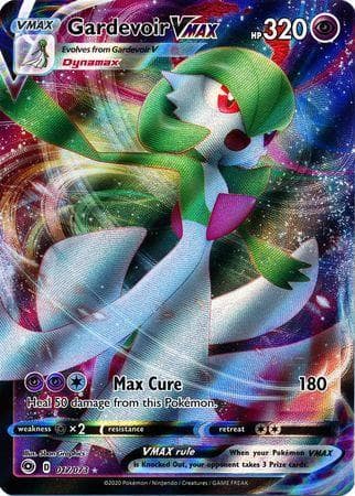 Carta Gardevoir-VMAX 17/73 do set Caminho do Campeão — Pokémon TCG | Bynx
