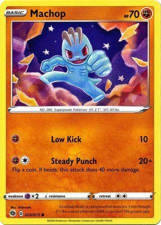 Carta Machop 24/73 do set Caminho do Campeão — Pokémon TCG | Bynx