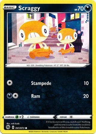 Carta Scraggy 41/73 do set Caminho do Campeão — Pokémon TCG | Bynx