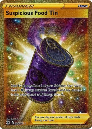 Carta Suspicious Food Tin 80/73 do set Caminho do Campeão — Pokémon TCG | Bynx