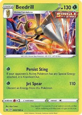 Carta Beedrill 3/198 do set Reinado Arrepiante — Pokémon TCG | Bynx