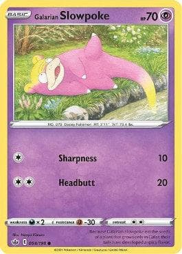 Galarian Slowpoke 054/198 — Reinado Arrepiante