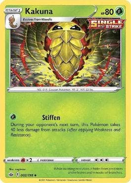 Carta Kakuna 2/198 do set Reinado Arrepiante — Pokémon TCG | Bynx