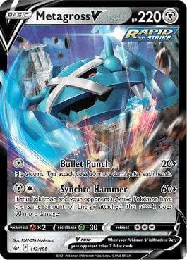 Metagross-V 112 — Reinado Arrepiante