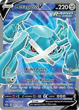 Carta Metagross-V 181/198 do set Reinado Arrepiante — Pokémon TCG | Bynx