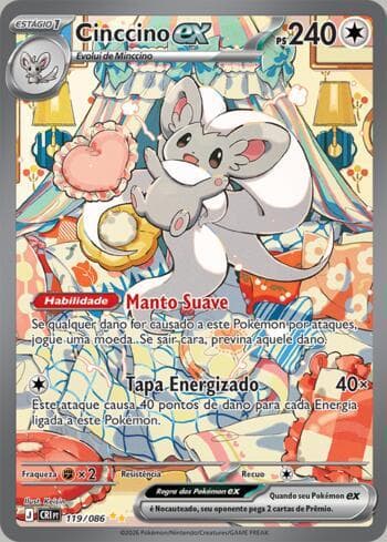 Cinccino ex 119 — Chaos Rising