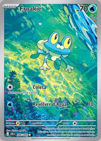Carta Froakie 088/86 do set Chaos Rising — Pokémon TCG | Bynx